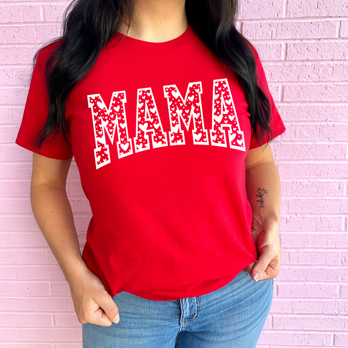 Mama Heart Graphic Tee
