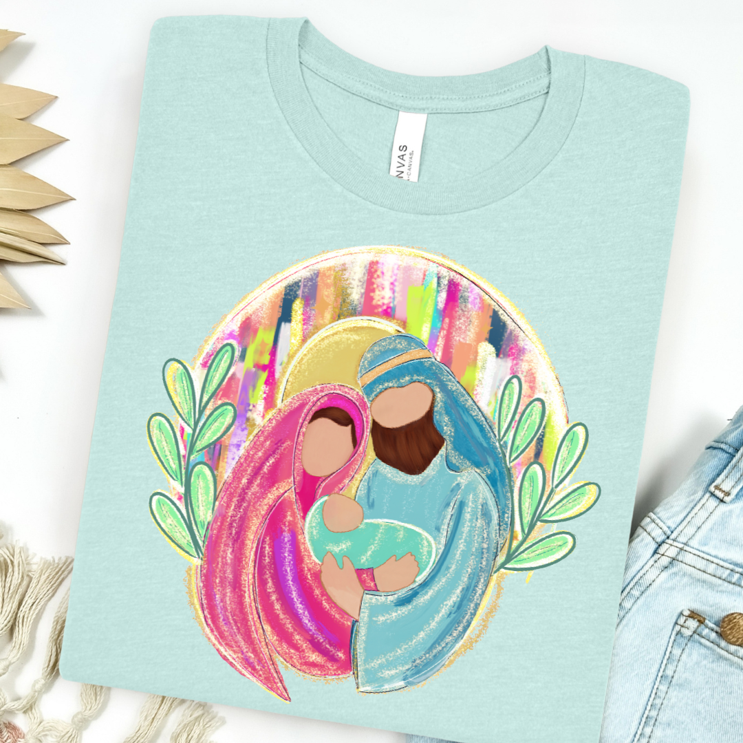 Baby Jesus Family Graphic Tee