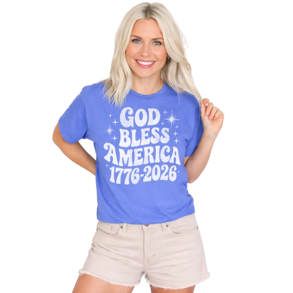 God Bless America Tee D-1203