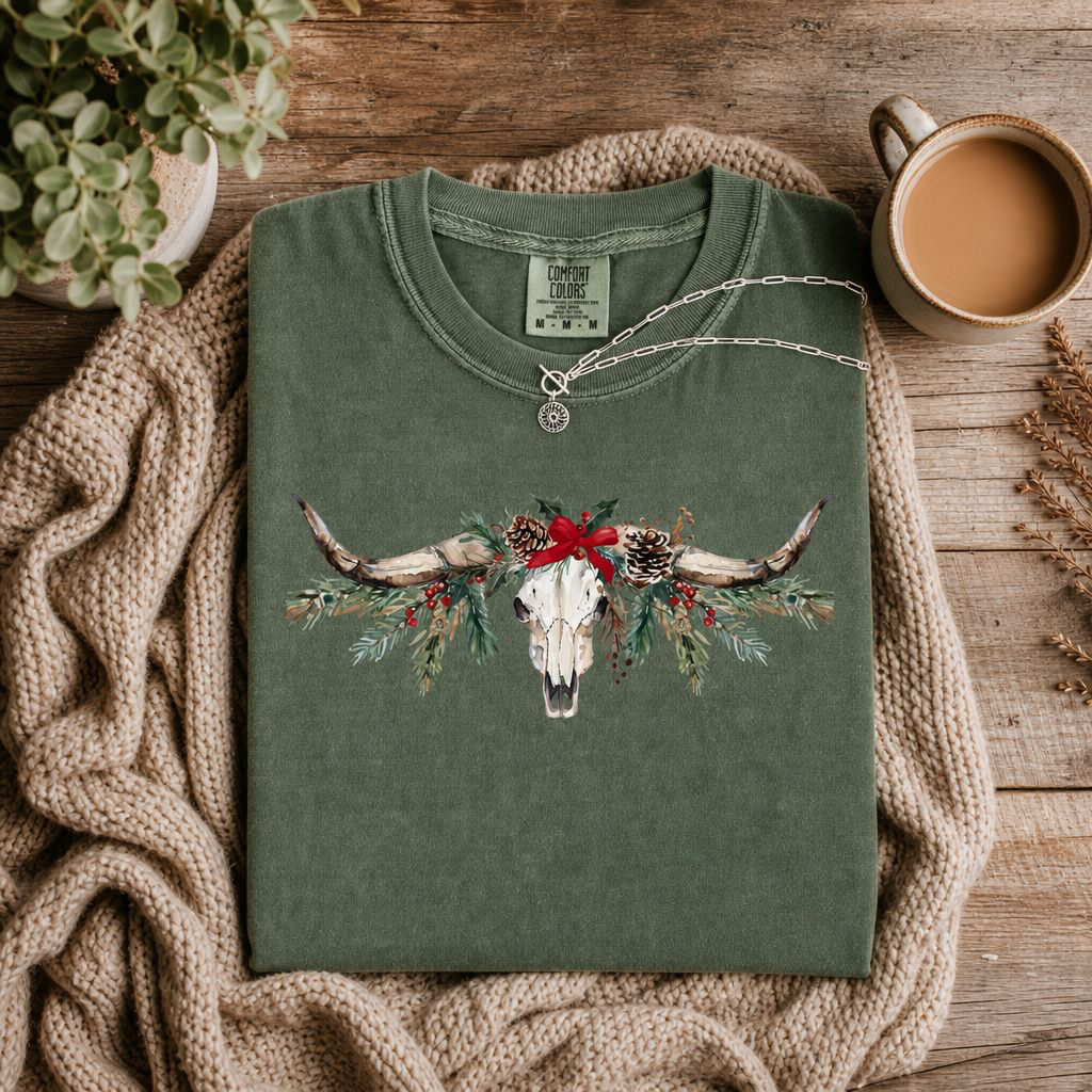 Christmas Longhorn #26190