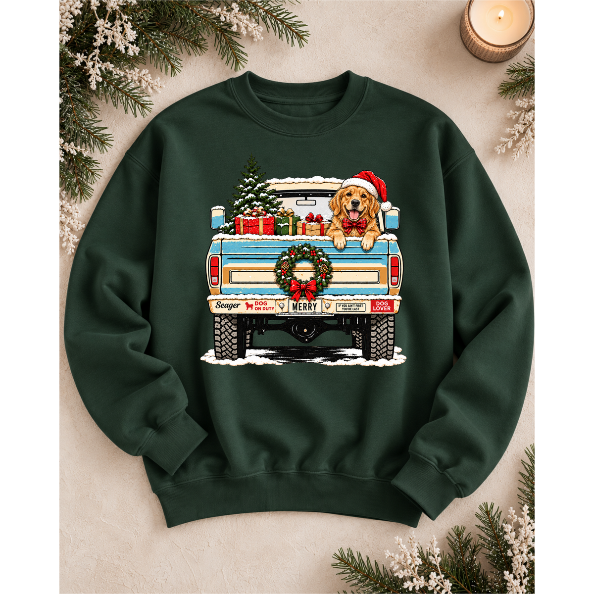 Holiday Dog Crewneck