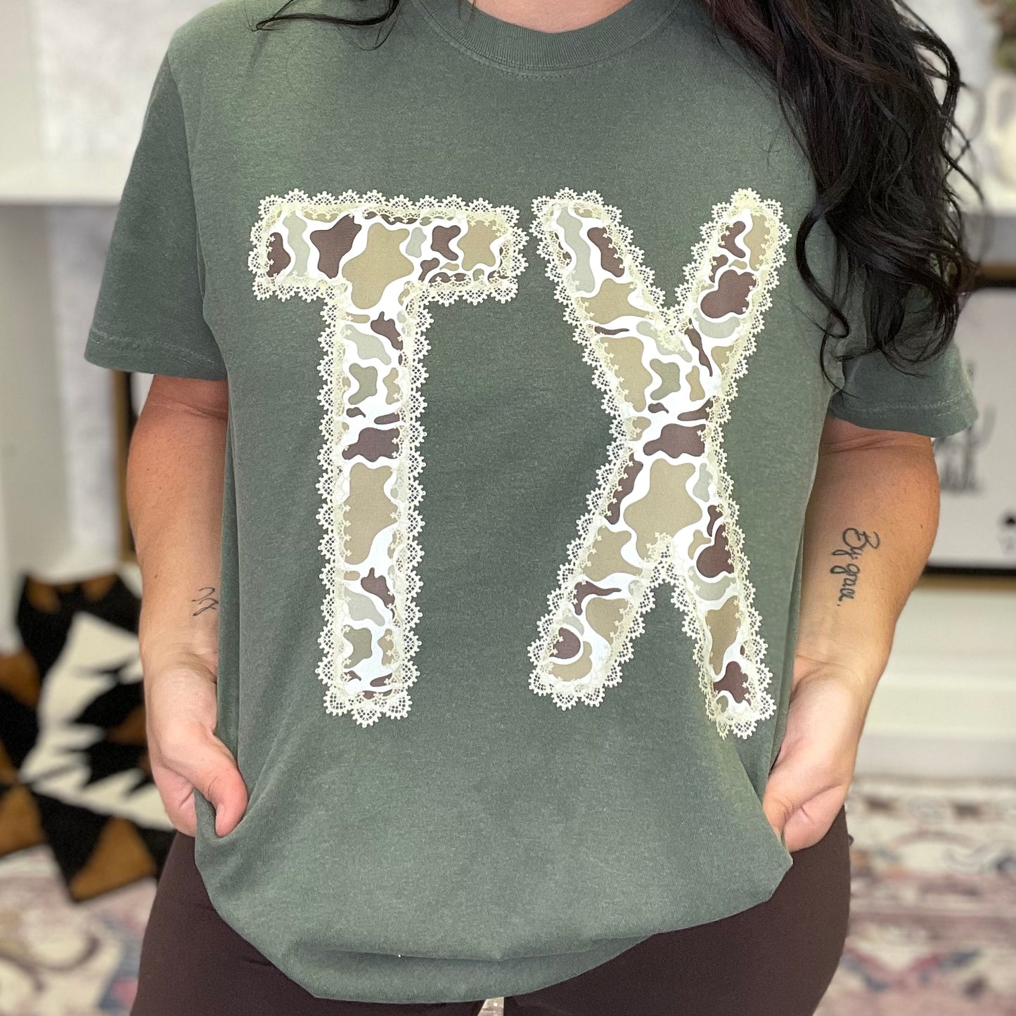 Custom Camo State Tee Graphic Tee