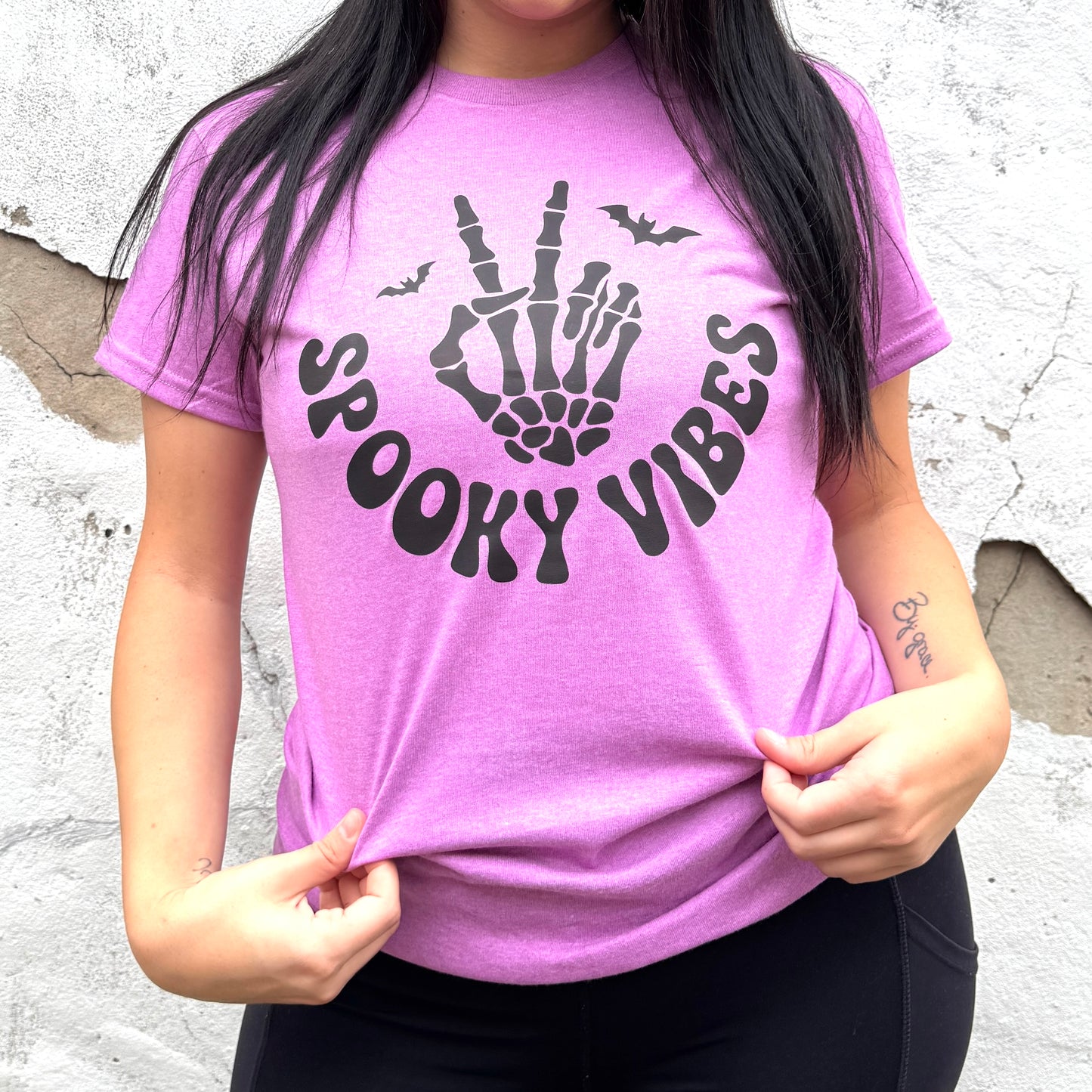 Spooky Vibes Peace Graphic Tee