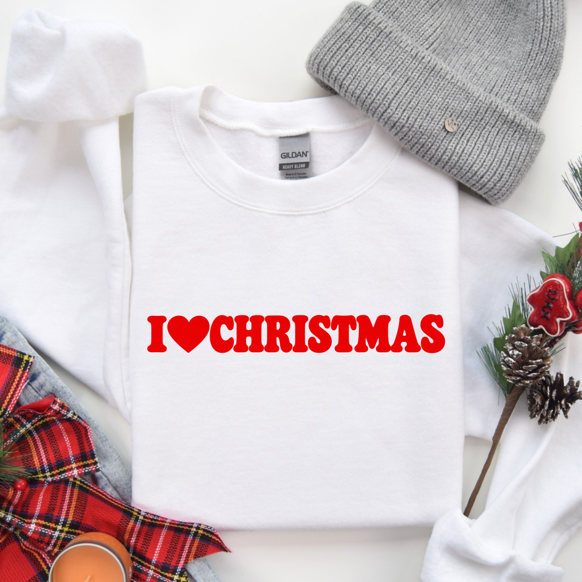 I Heart Christmas Crewneck
