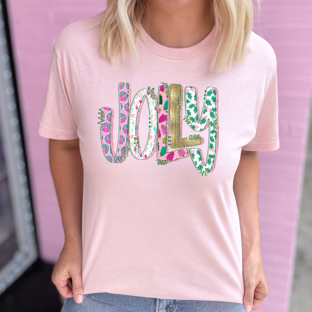 Jolly Wreaths, Lights, and Trees Graphic Tee