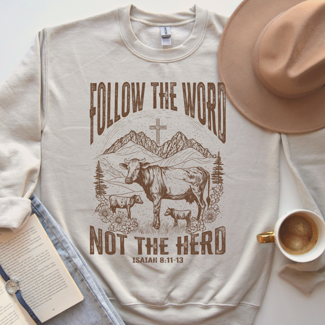 Follow The Word Not The Herd Graphic Tee