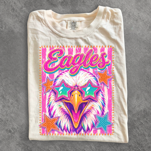 Groovy Eagles Mascot Tee