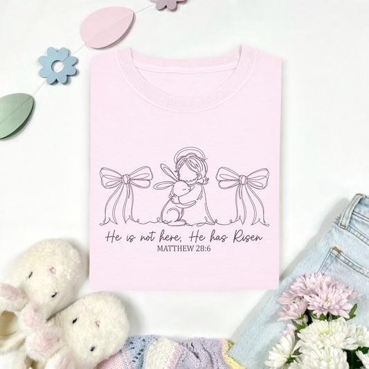 He Is Not Here, He Has Risen Graphic Tee