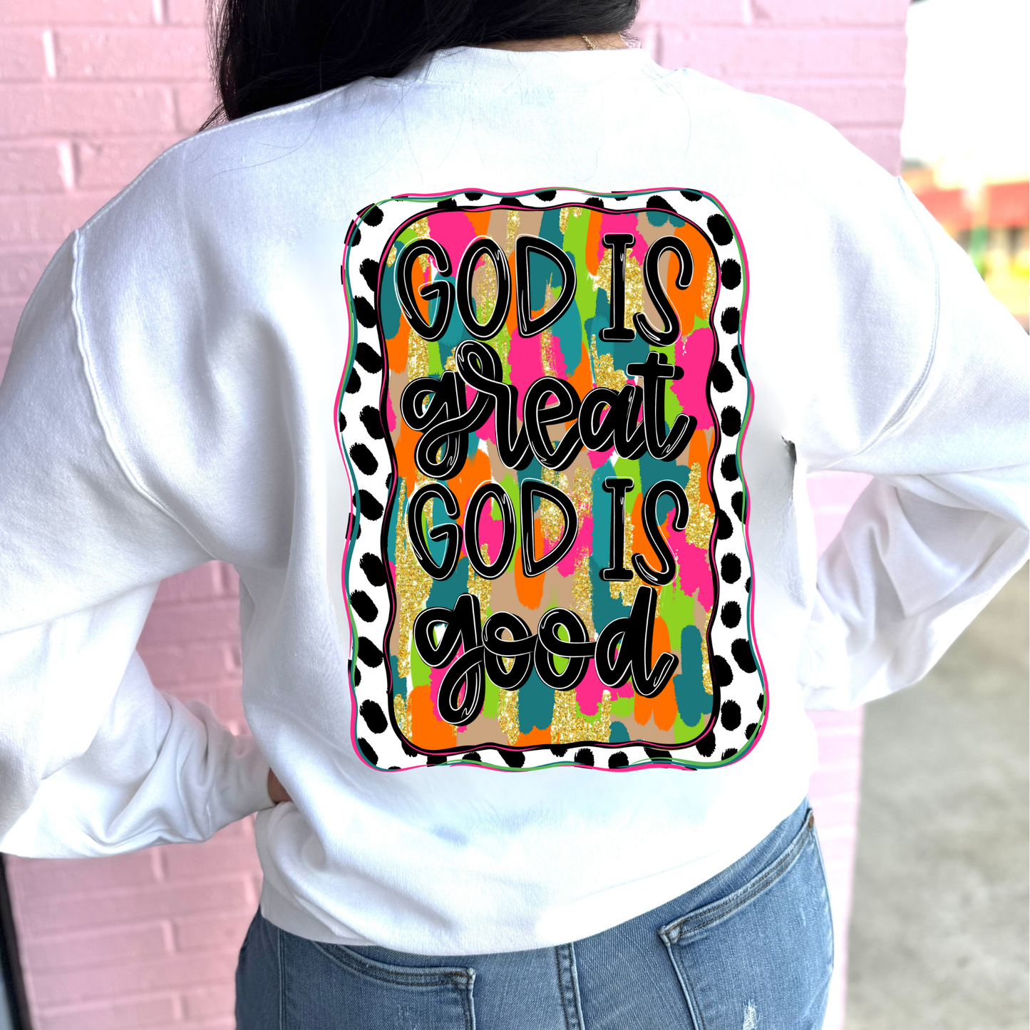 God Is Great Graphic Crewneck