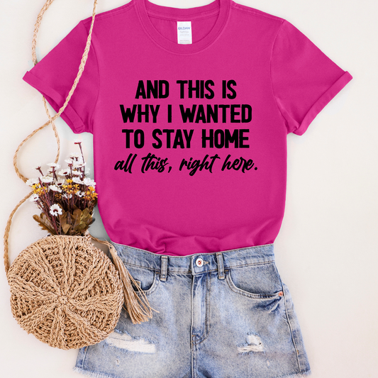 This is Why Graphic Tee