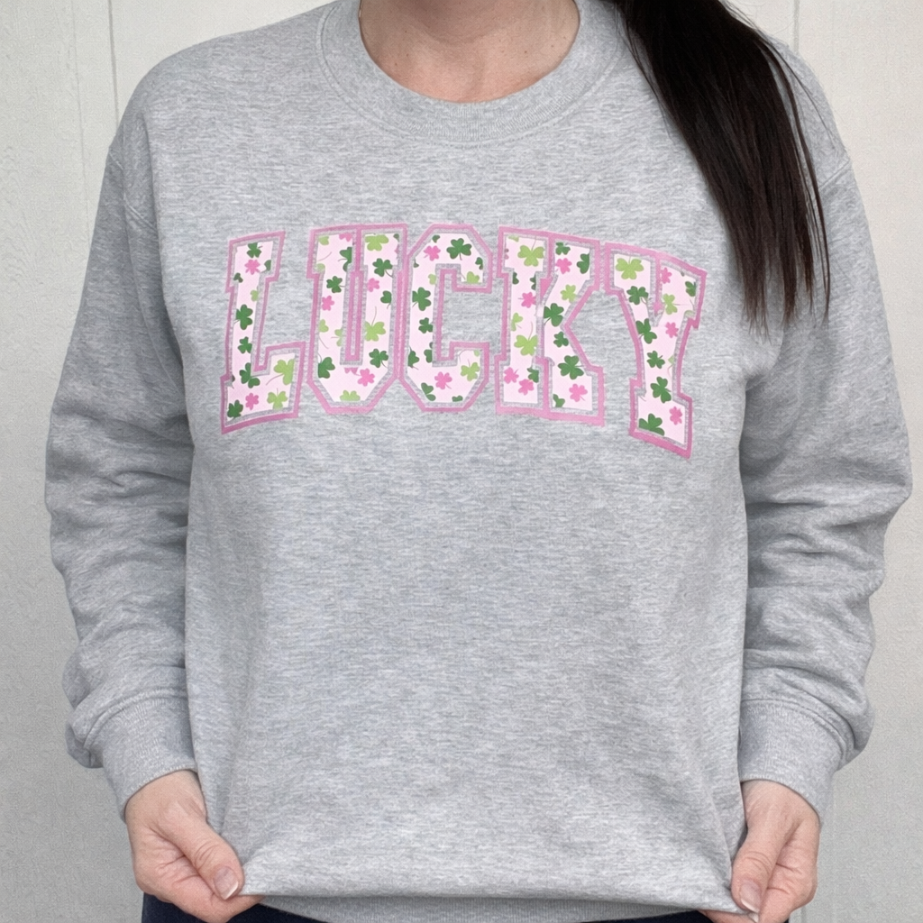 Lucky Pink Graphic Tee or Sweatshirt
