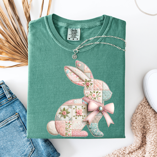 Patchwork Bunny Graphic Tee