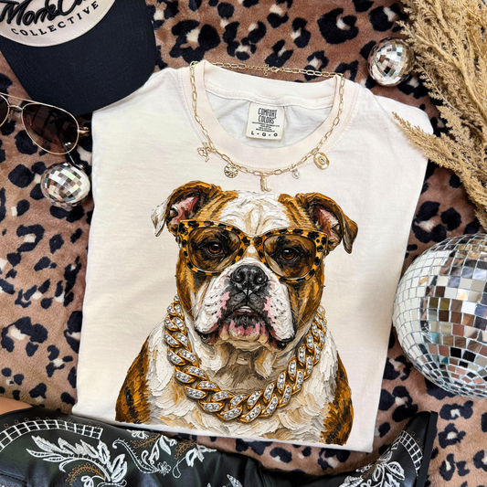 Boujee Bulldog Mascot #26129
