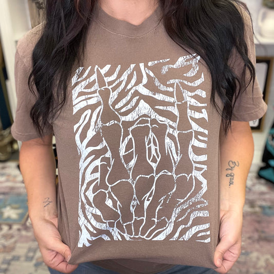 Zebra Rock N Roll Graphic Tee