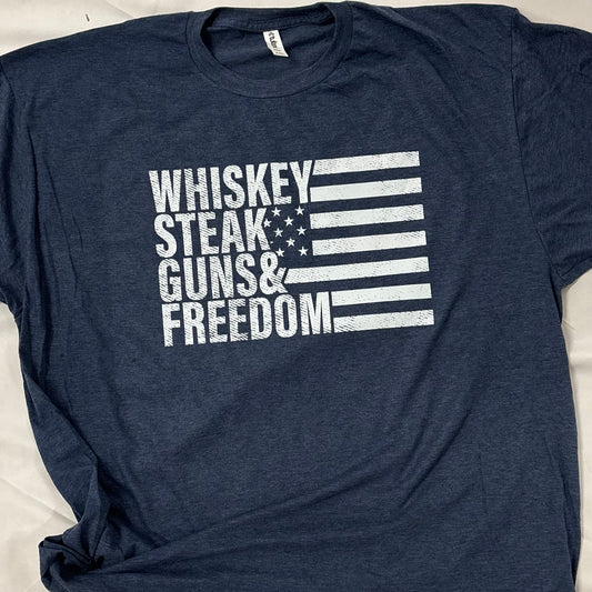 Whiskey & Steak Graphic Tee