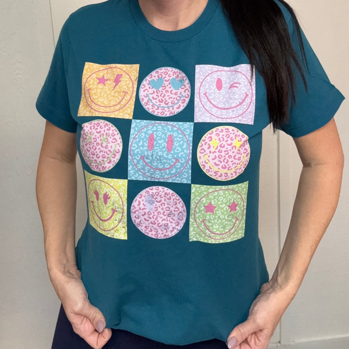 Leopard Smiles Graphic Tee