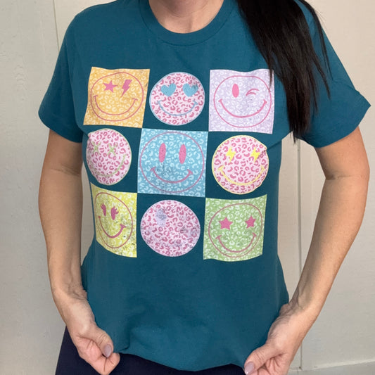 Leopard Smiles Graphic Tee