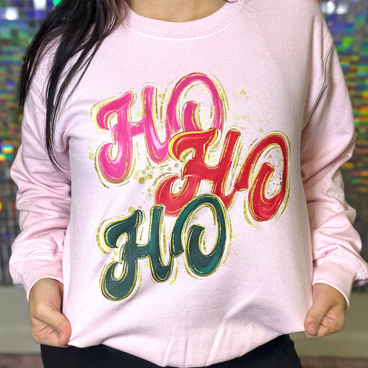 Ho Ho Ho Graphic Crewneck