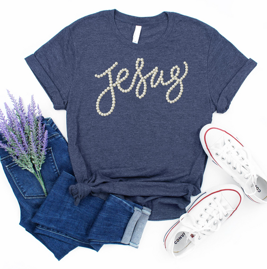 Jesus Pearl Graphic Tee