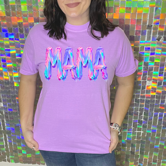MAMA Paintbrush Tee