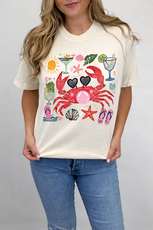 Summer Crab Tee D-1107