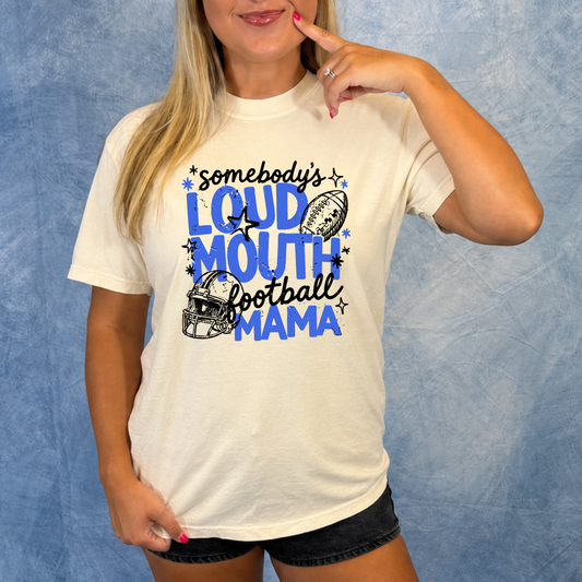 Custom Loud Mouth Football Mama
