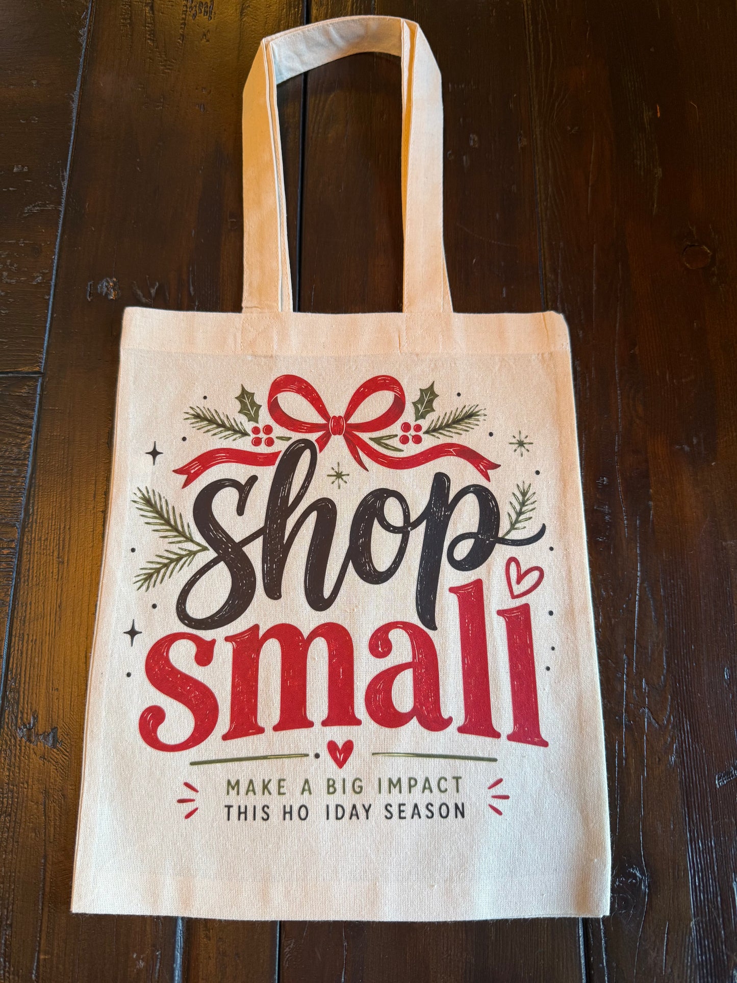 Shop Small Canvas Tote Bag
