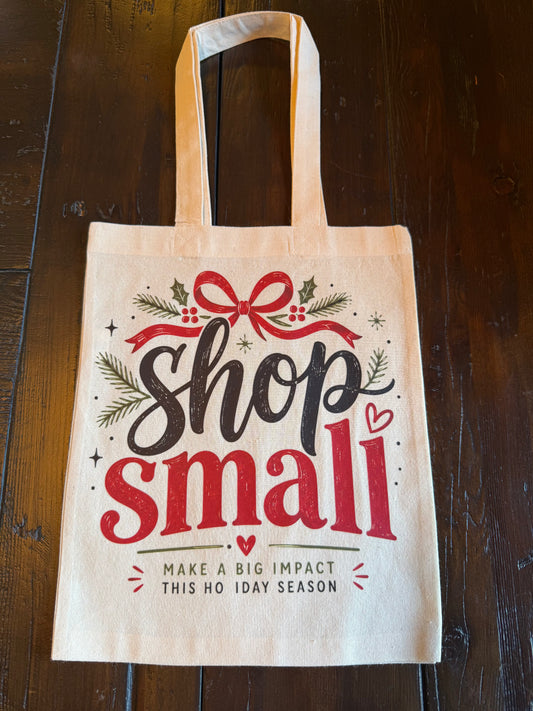 Shop Small Canvas Tote Bag