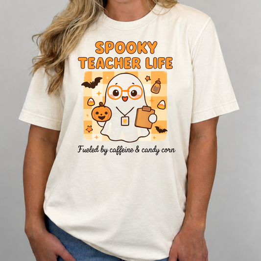 Spooky Teacher Life Tee